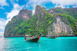Full Day Tour To Phi Phi Island By Big Boat (ferry)